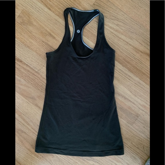 lululemon athletica Tops - Lululemon Run Swiftly Racer Back Long Tank in Avocado Green